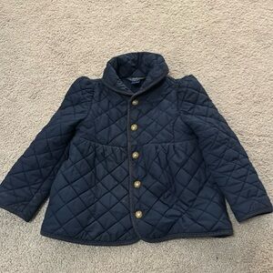 Girls Ralph Lauren Quilted Coat 4t